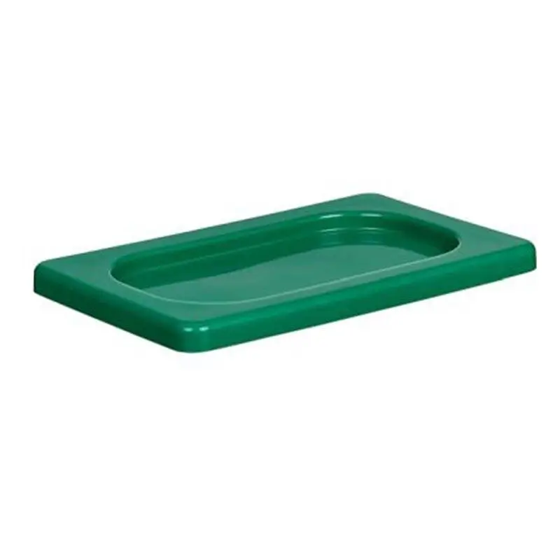 Bora Plastik GN 1/9 Kilitli Polipropilen Gastronorm Küvet Kapağı, Yeşil - 1