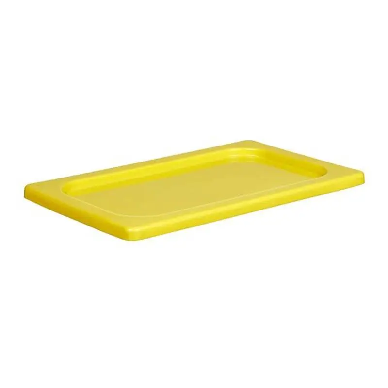 Bora Plastik GN 1/2 Kilitli Polipropilen Gastronorm Küvet Kapağı, Sarı - 1