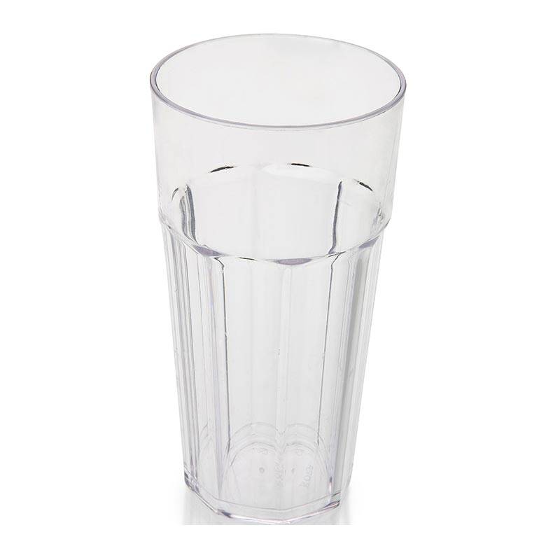 Bora Plastik Kırılmaz Bardak, Cam Görünümlü Dayanıklı, Polikarbonat, 470 ml - 1