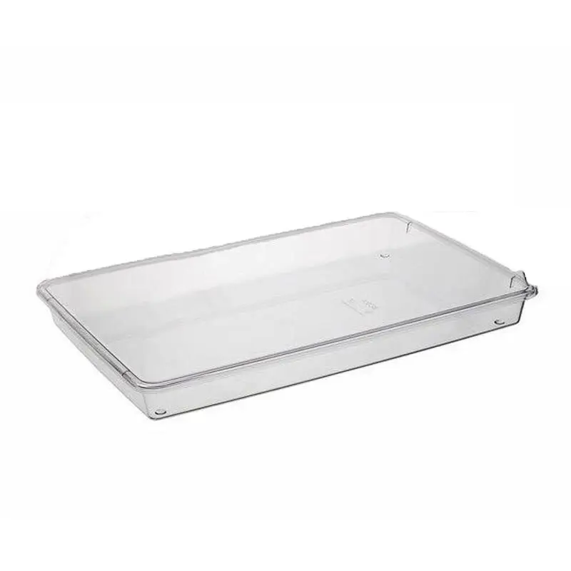 Bora Plastik Kristal Fanus Tepsi, Şeffaf Köşeli Tasarım - 1