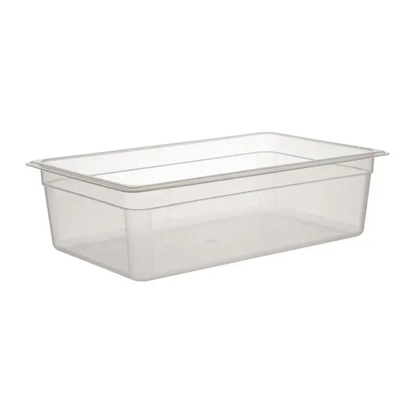 Bora Plastik GN 1/1-150 mm Polipropilen Gastronorm Küvet, Şeffaf - 1
