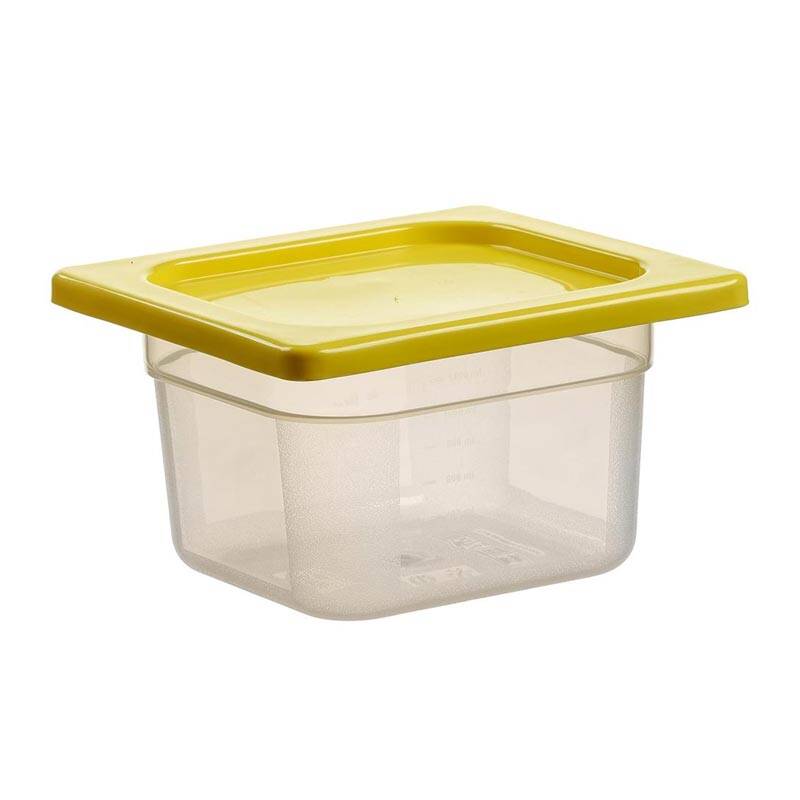 Bora Plastik Küvet, GN 1/6-100 mm, Polipropilen, Şeffaf - 1