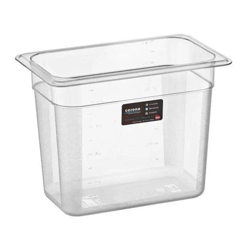 Bora Plastik Küvet, Polikarbon, 5 Lt, Şeffaf - 1
