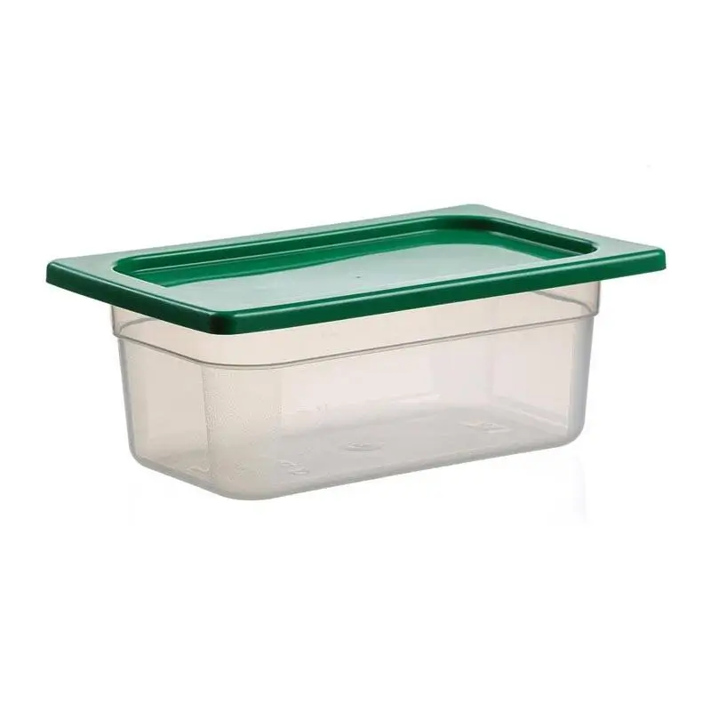 Bora Plastik GN 1/4-100 mm Polipropilen Gastronorm Küvet, 2 Lt, Şeffaf - 1