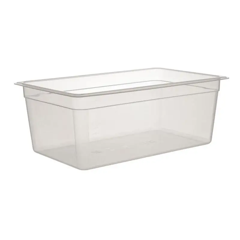 Bora Plastik GN 1/1-200 mm Polipropilen Gastronorm Küvet, Şeffaf - 1