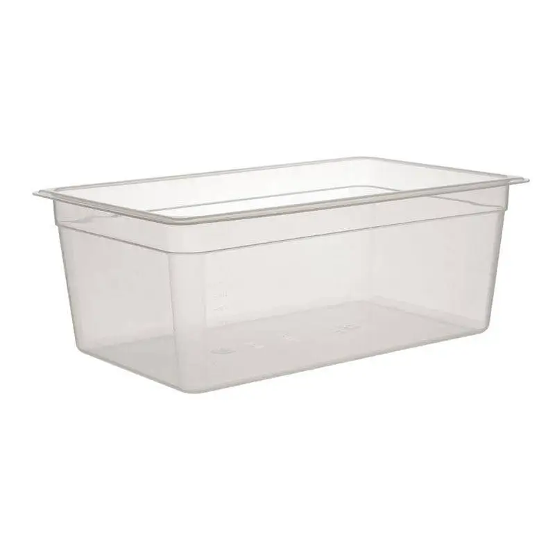 Bora Plastik GN 1/1-200 mm Polipropilen Gastronorm Küvet, Şeffaf - 1