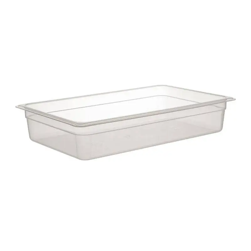 Bora Plastik GN 1/1-100 mm Polipropilen Gastronorm Küvet, Şeffaf - 1