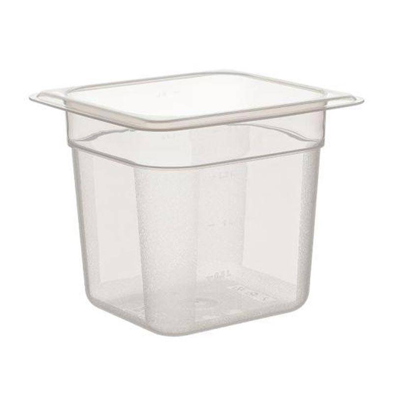 Bora Plastik Küvet, Polipropilen, GN 1/6-150 mm, Şeffaf - 1