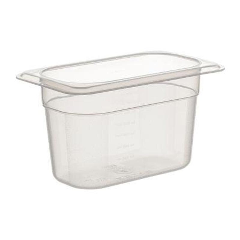 Bora Plastik Küvet, Polipropilen, GN 1/9-100 mm, Şeffaf - Bora Plastik