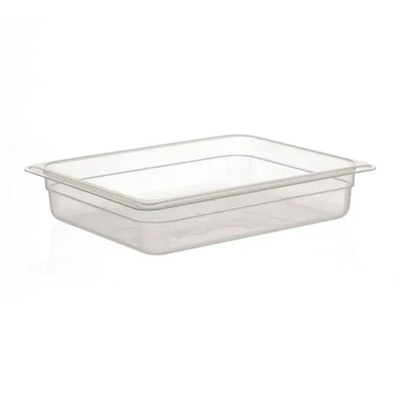 Bora Plastik GN 1/2-65 mm Polipropilen Gastronorm Küvet , Şeffaf - 1