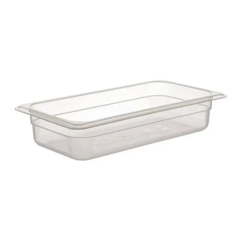 Bora Plastik GN 1/3-65 mm Polipropilen Gastronorm Küvet, Şeffaf - 1