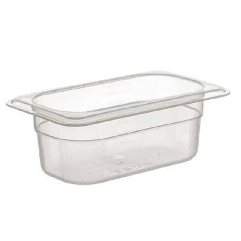 Bora Plastik GN 1/9-65 mm Polipropilen Gastronorm Küvet, Şeffaf - 1
