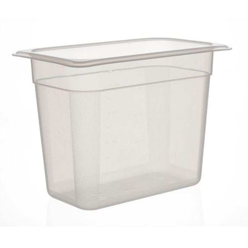 Bora Plastik GN 1/4-200 mm Polipropilen Gastronorm Küvet, Şeffaf - Bora Plastik
