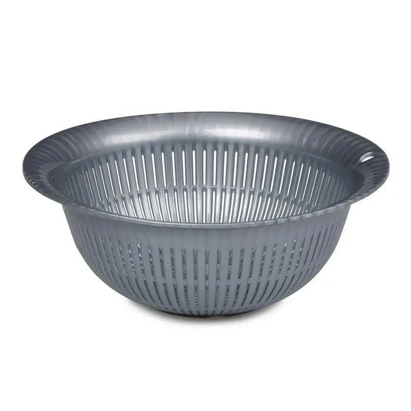 Bora Plastik Makarna Süzgeci, Pratik Süzme, 23 cm, Gri - 1