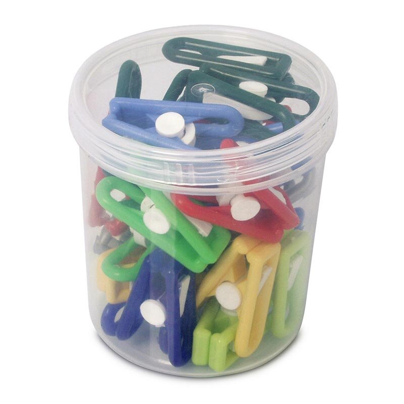 Bora Plastik Masa Mandalı, Şeffaf Kutulu, 22 Adet, Çok Renkli - Bora Plastik