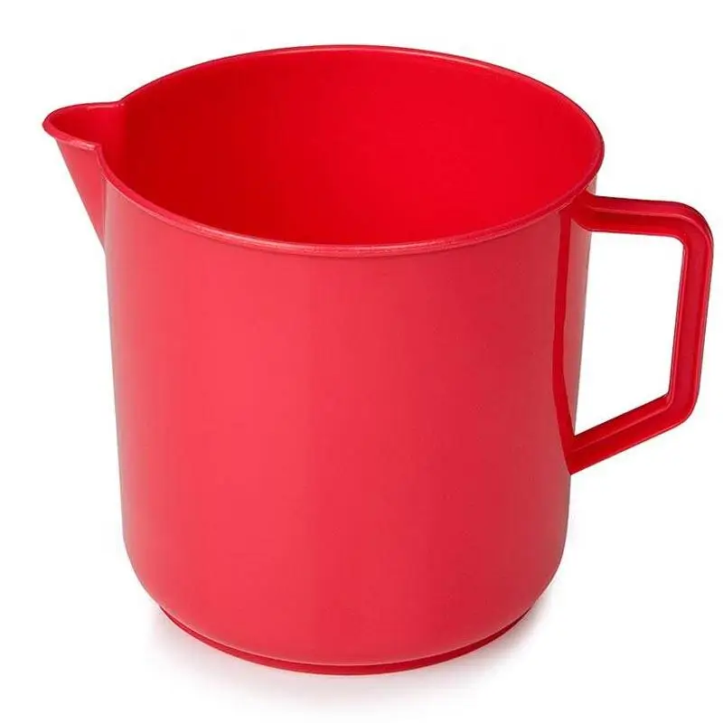 Bora Plastik Maşrapa, Ergonomik Kulplu, Kolay Döküm, No: 4, 1.3 Lt. - 1