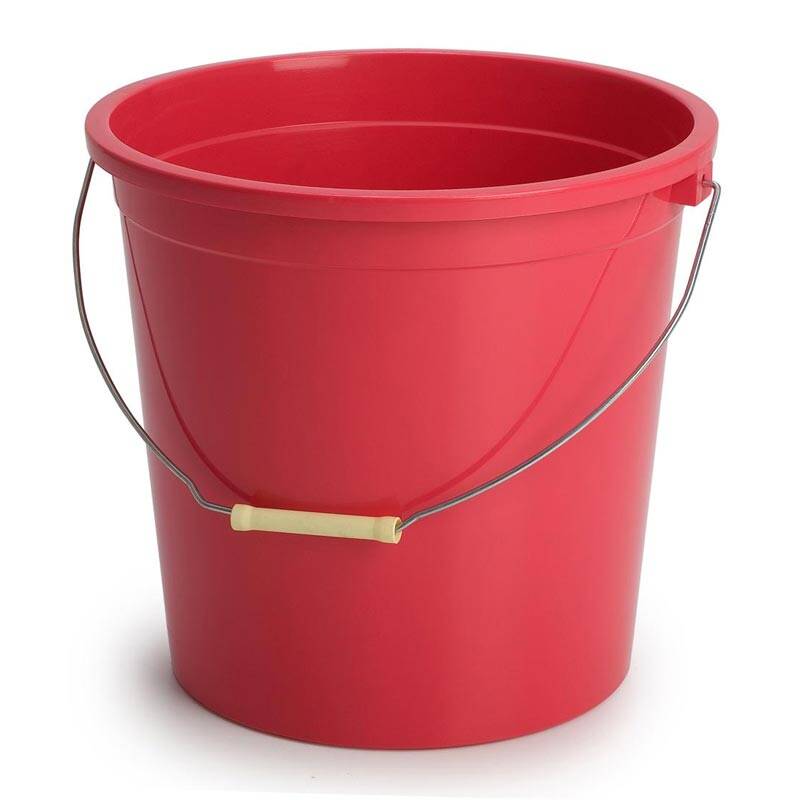 Bora Plastik Modern Kova No: 5, Geniş Hacim, Kapaksız, 17 Lt. Kırmızı - 1