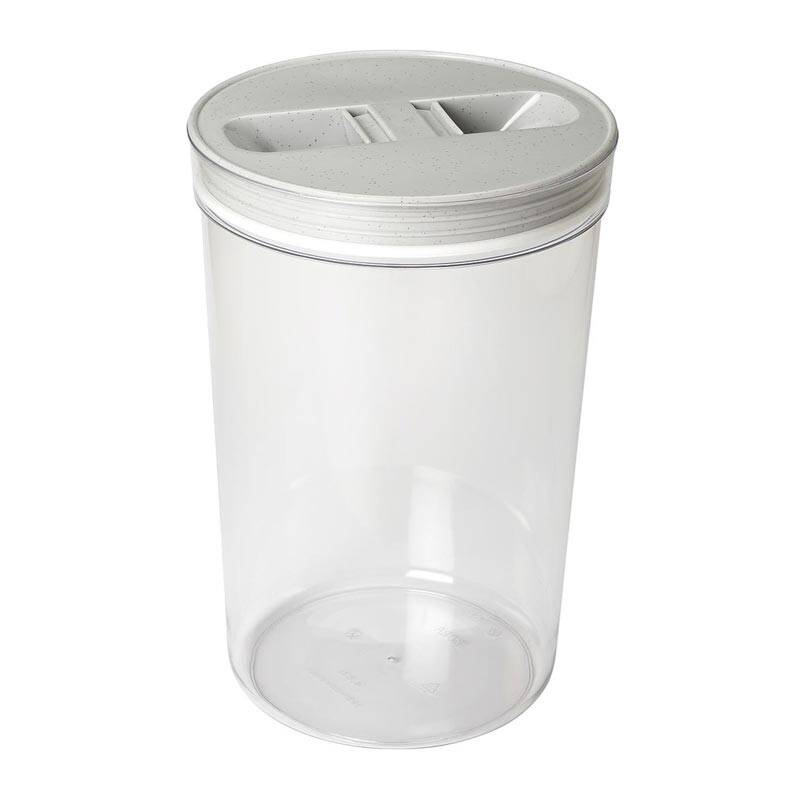 Bora Plastik Mutfak Erzak Saklama Kavanozu, Şeffaf Gövde - 1