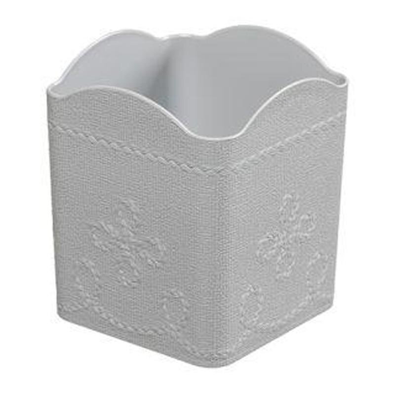 Bora Plastik Organizer, Kare, Desenli, Gri - Bora Plastik