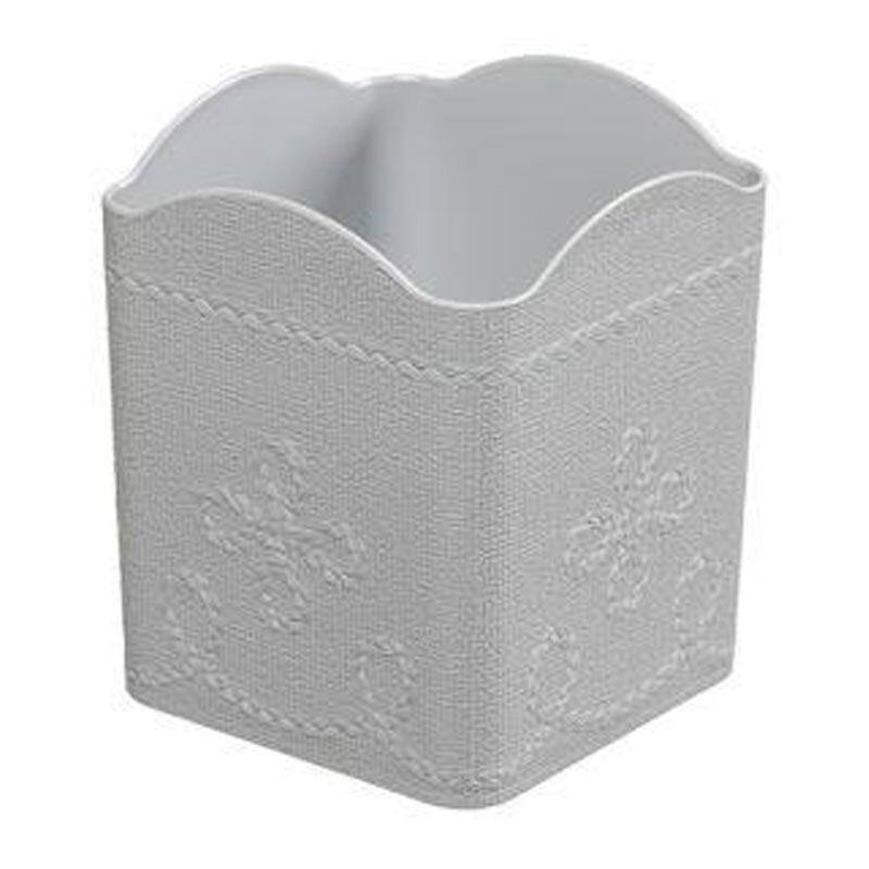 Bora Plastik Organizer, Kare, Desenli, Gri - 1