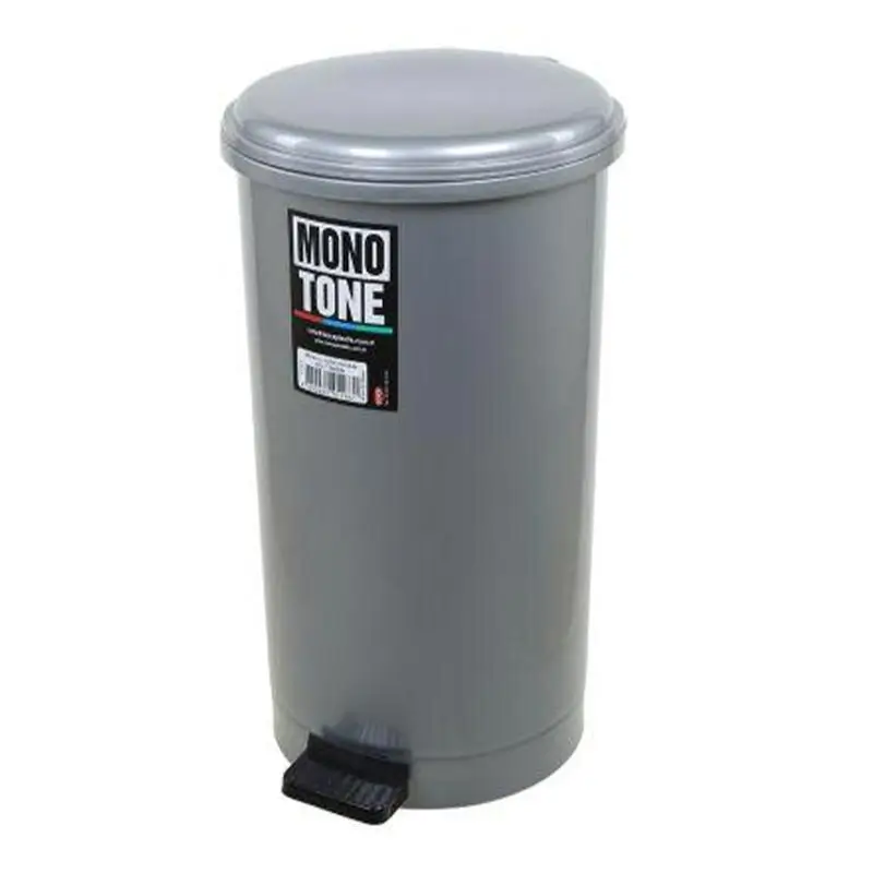 Bora Plastik Pedallı Çöp Kovası 11 Lt, No:1, Gri - Bora Plastik (1)