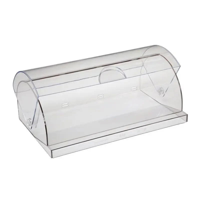 Bora Plastik Ekmek Saklama Kutusu, Polikarbon, Şeffaf, 40x24.5 cm - 1