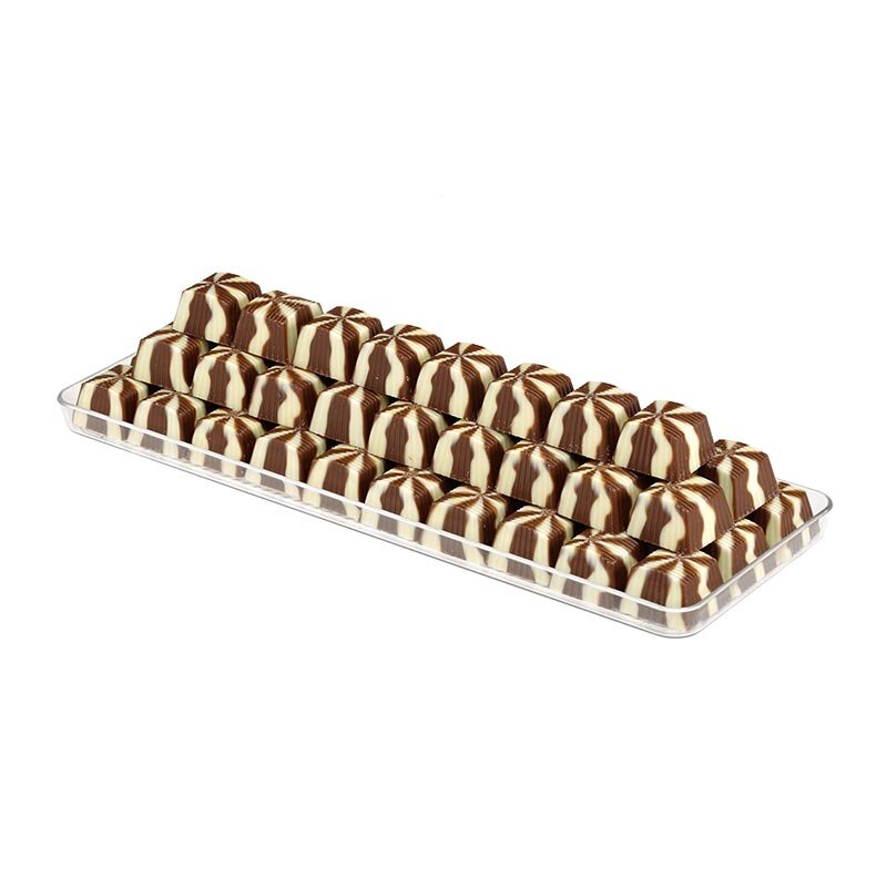 Bora Plastik Polikarbon Teşhir Tepsisi, Dikdörtgen 30.5x10.8 cm - 2