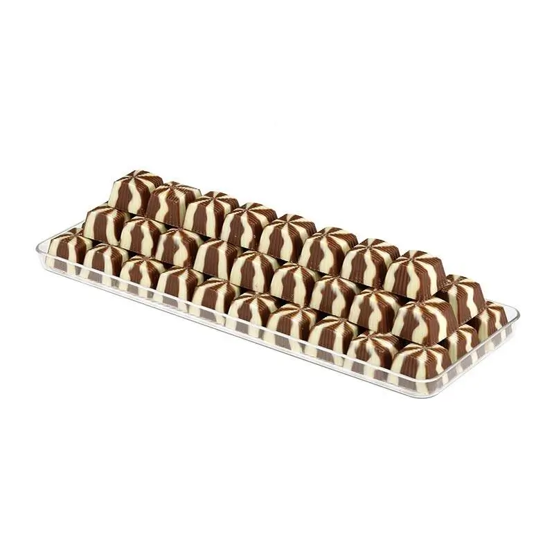 Bora Plastik Polikarbon Teşhir Tepsisi, Dikdörtgen 30.5x10.8 cm - 2
