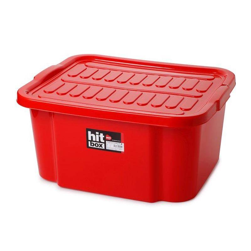 Bora Plastik Portatif Kutu, No:4, 38.4 Lt, Kırmızı - 1