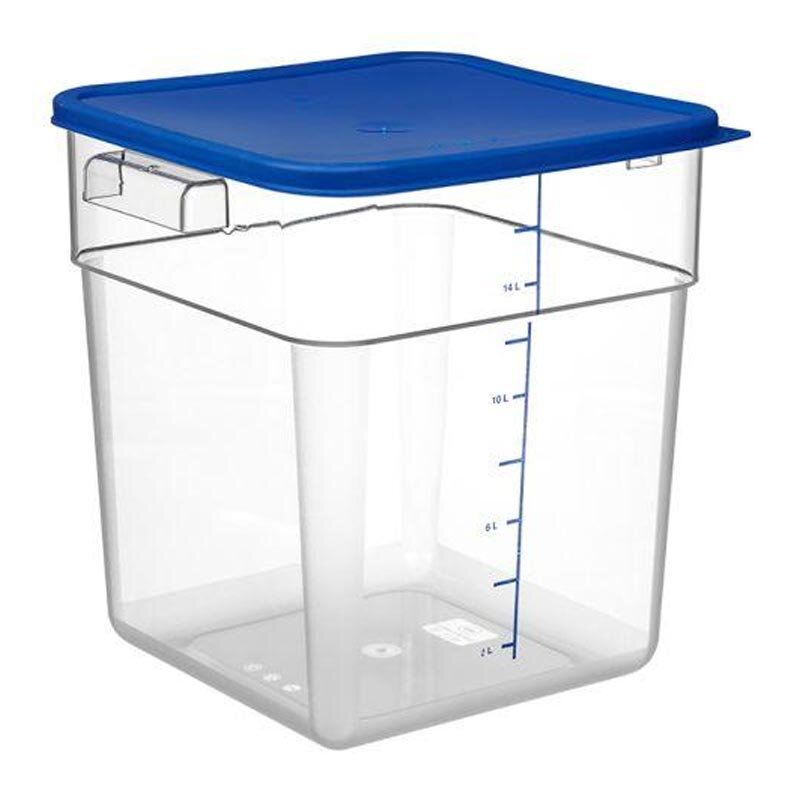 Bora Plastik Saklama Kabı, Kapaklı, 19 Lt, Şeffaf Gövde - Bora Plastik
