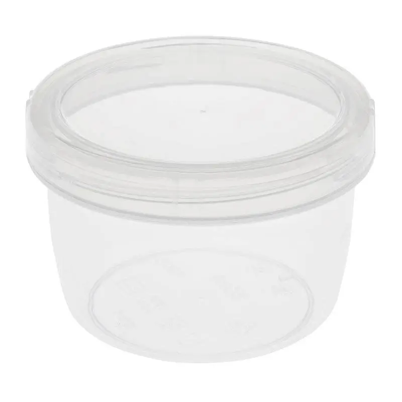 Bora Plastik Saklama Kabı, Vidalı, No: 1, 250 ml, Şeffaf - 1