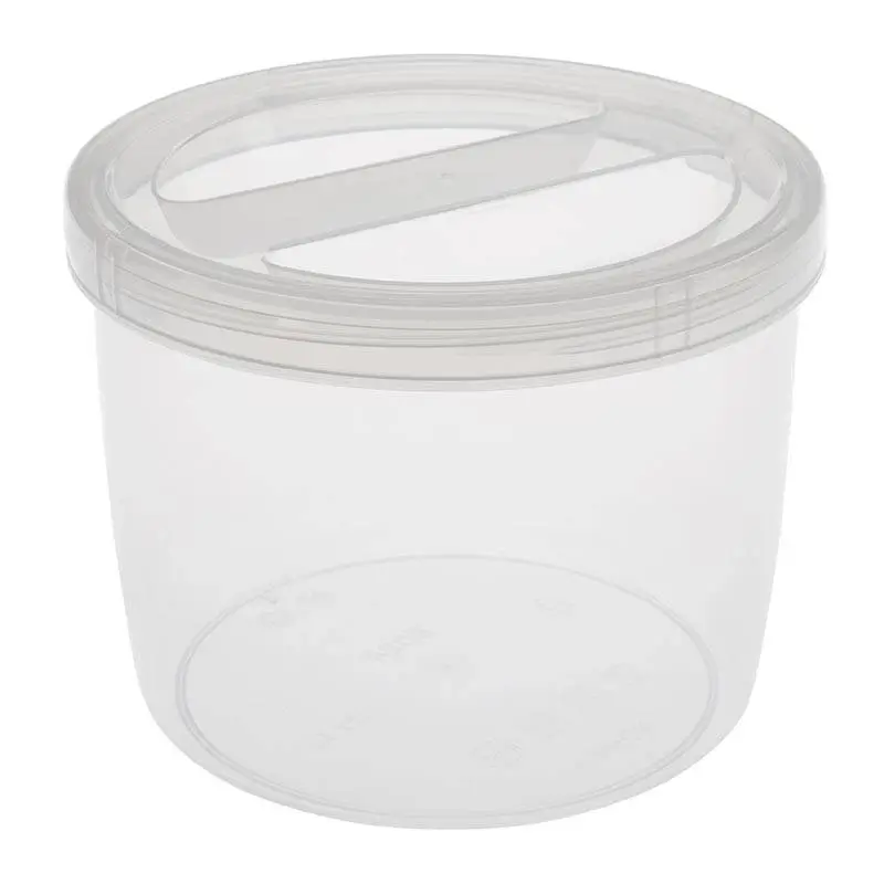 Bora Plastik Saklama Kabı, Vidalı, No: 10, 1270 ml, Şeffaf - 1