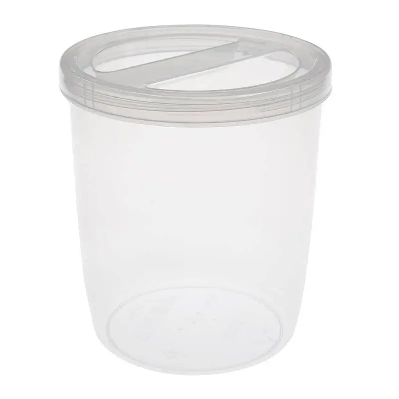 Bora Plastik Saklama Kabı, Vidalı, No: 12, 1800 ml, Şeffaf - 1