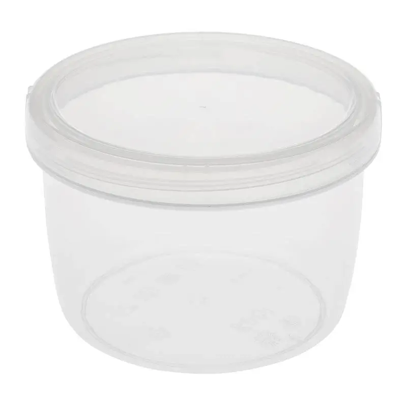 Bora Plastik Saklama Kabı, Vidalı, No: 4, 480 ml, Şeffaf - 1
