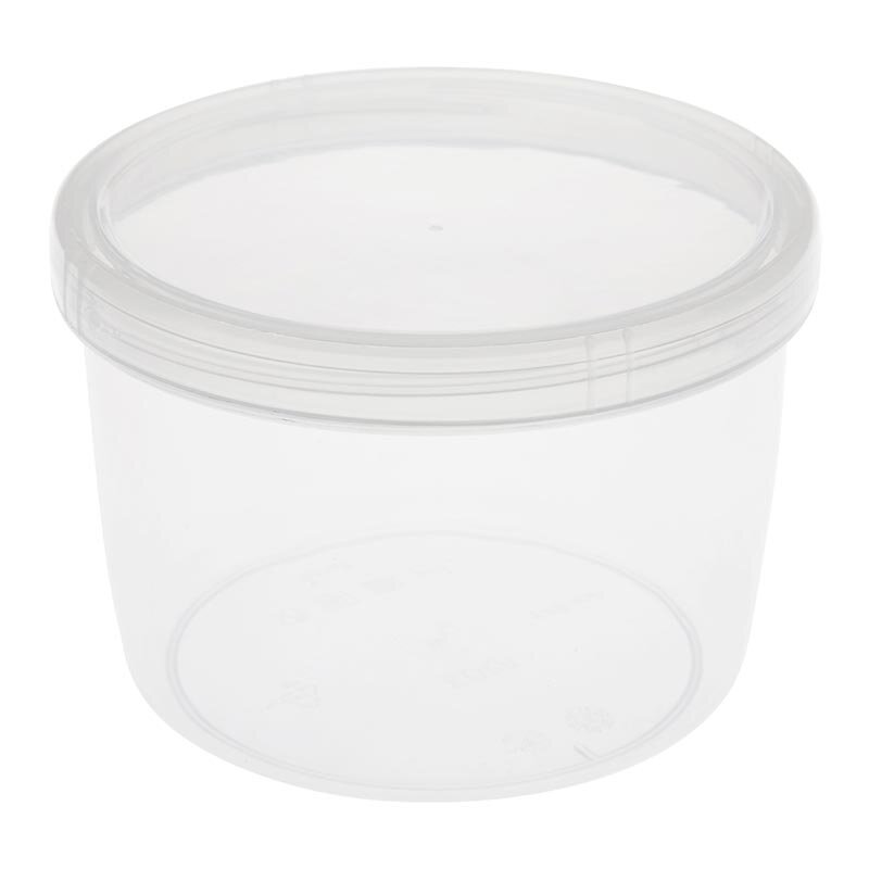 Bora Plastik Saklama Kabı, Vidalı, No: 7, 740 ml, Şeffaf - Bora Plastik