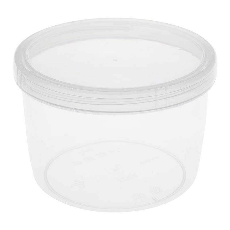 Bora Plastik Saklama Kabı, Vidalı, No: 7, 740 ml, Şeffaf - 1