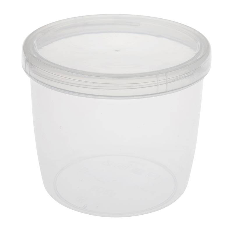 Bora Plastik Saklama Kabı, Vidalı, No: 8, 890 ml, Şeffaf - 1