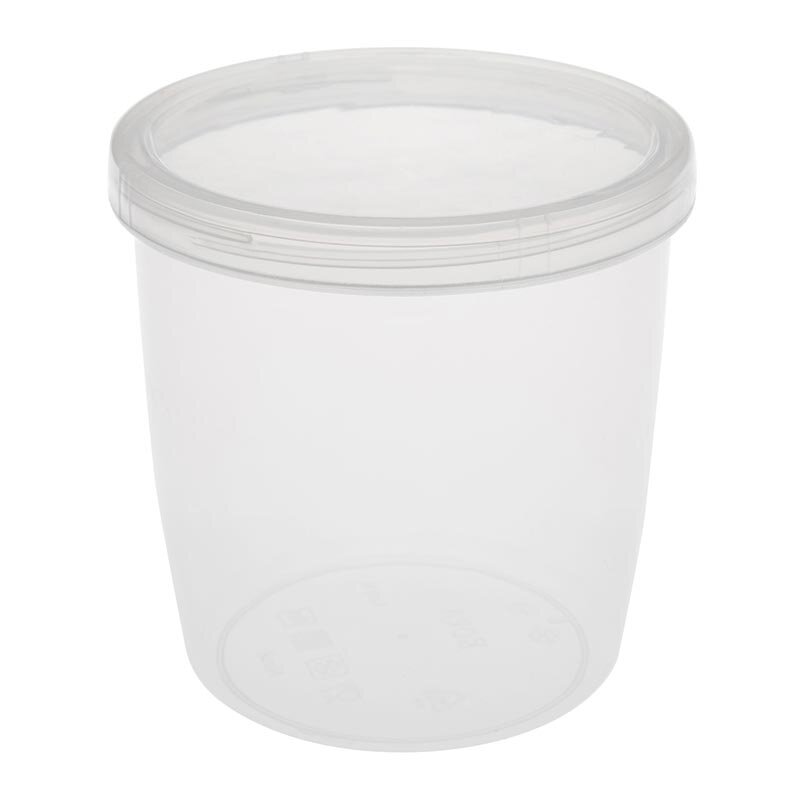 Bora Plastik Saklama Kabı, Vidalı, No: 9, 1060 ml, Şeffaf - Bora Plastik