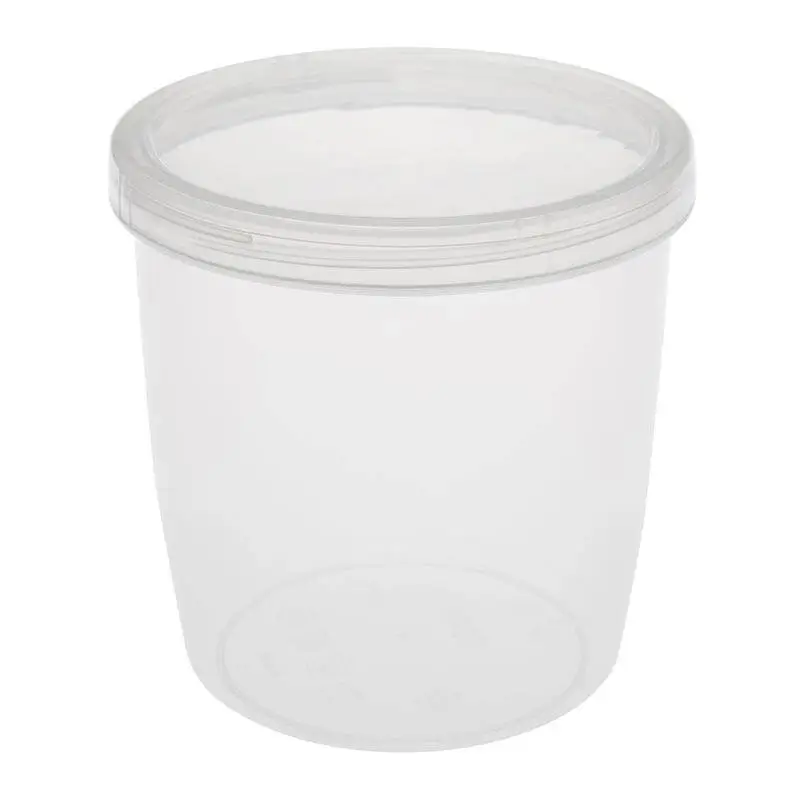 Bora Plastik Saklama Kabı, Vidalı, No: 9, 1060 ml, Şeffaf - 1
