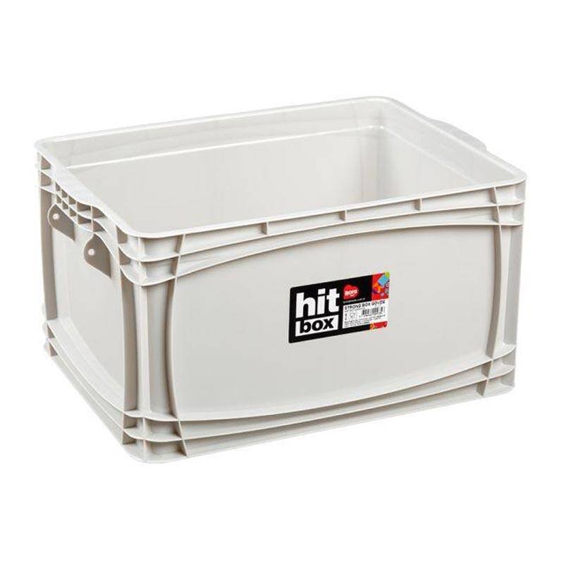 Bora Plastik Saklama Kutusu, 21 Lt, Beyaz - 1