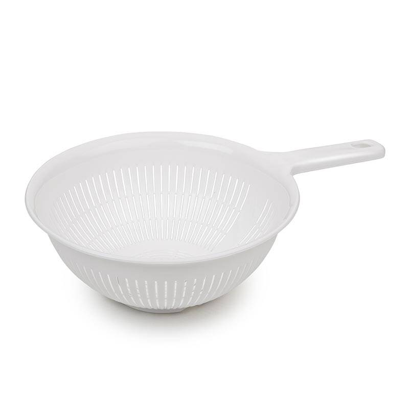 Bora Plastik Saplı Mutfak Süzgeci, 20.3 cm, Beyaz - 1