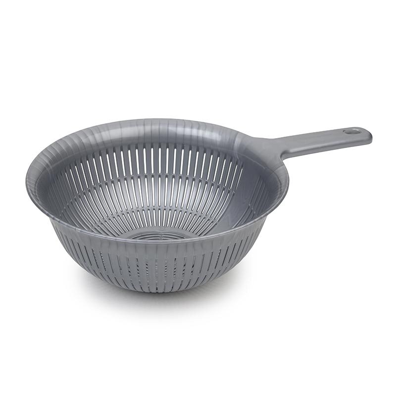 Bora Plastik Saplı Mutfak Süzgeci, 22.5 cm, Gri - Bora Plastik