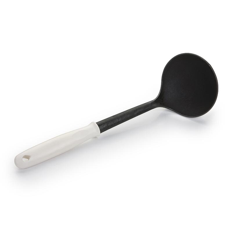 Bora Plastik Servis Kepçesi, Plastik Saplı, 28 cm, Siyah - Bora Plastik