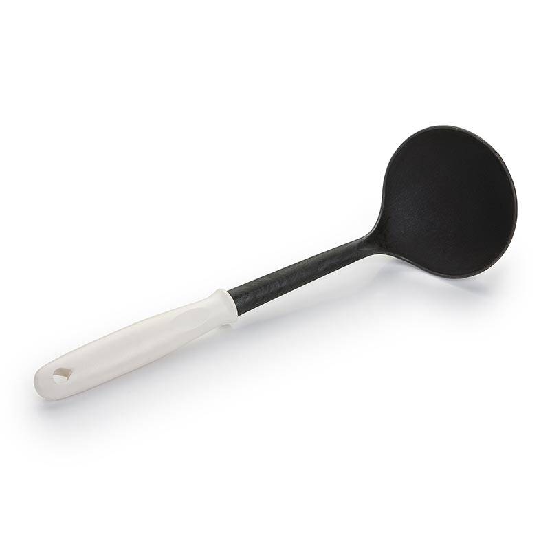 Bora Plastik Servis Kepçesi, Plastik Saplı, 28 cm, Siyah - 1