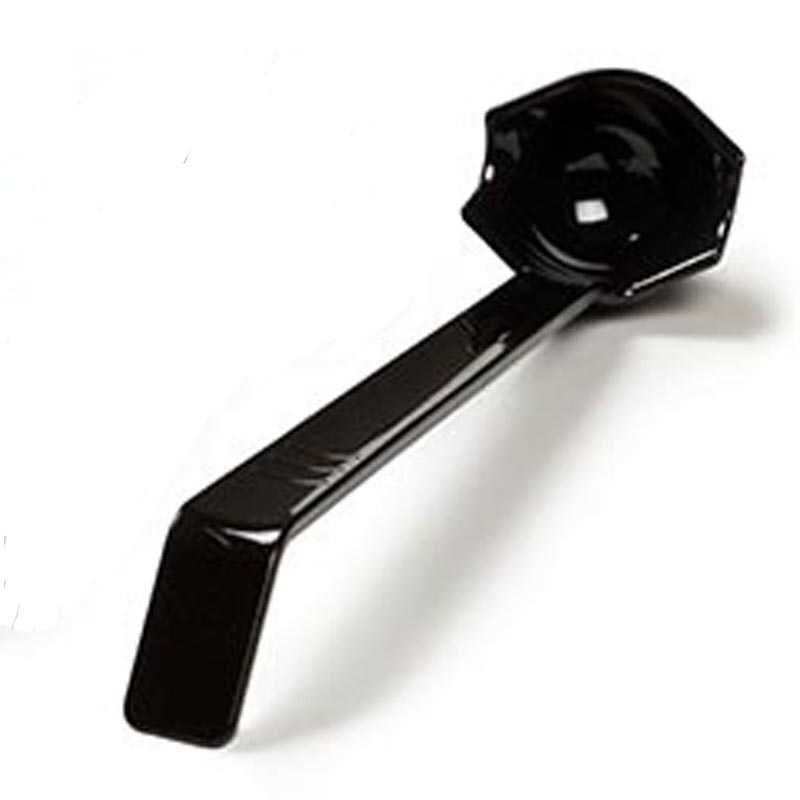 Bora Plastik Servis Kepçesi, Polikarbonat, No: 2, Siyah - Bora Plastik