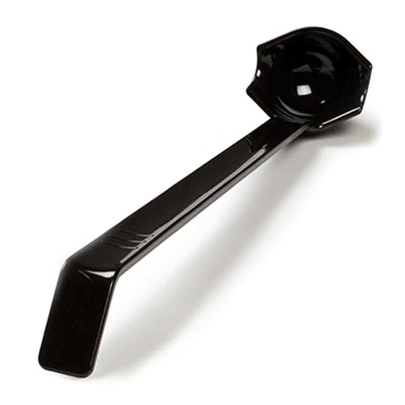 Bora Plastik Servis Kepçesi, Polikarbonat, No: 3, Siyah - Bora Plastik