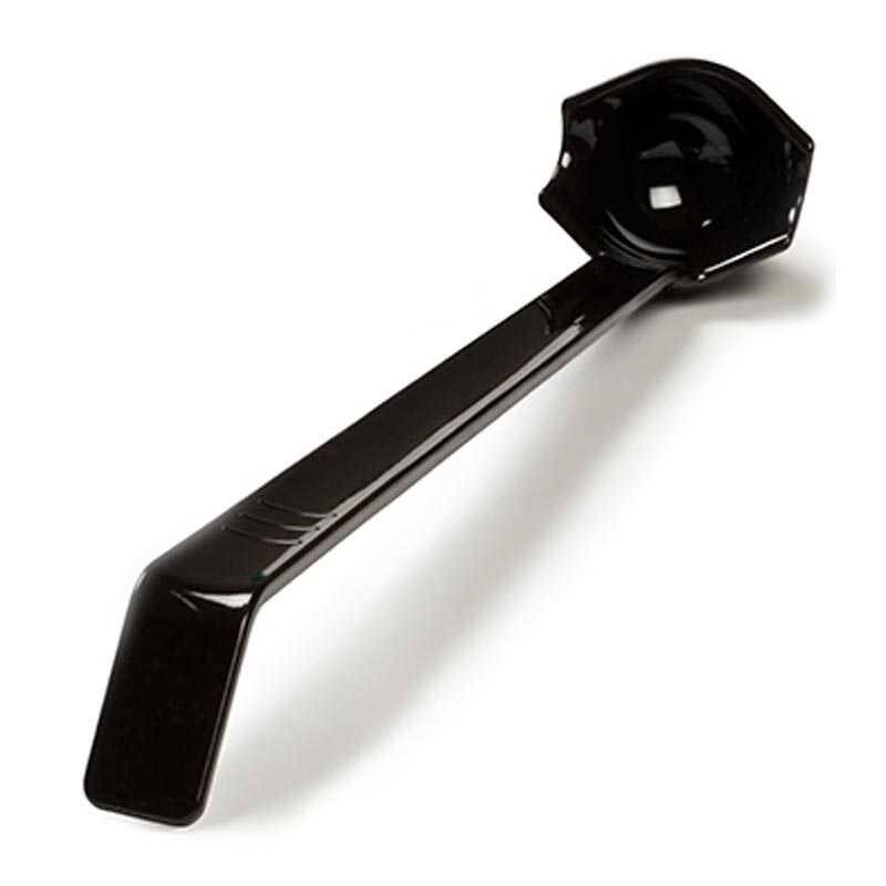 Bora Plastik Servis Kepçesi, Polikarbonat, No: 3, Siyah - 1