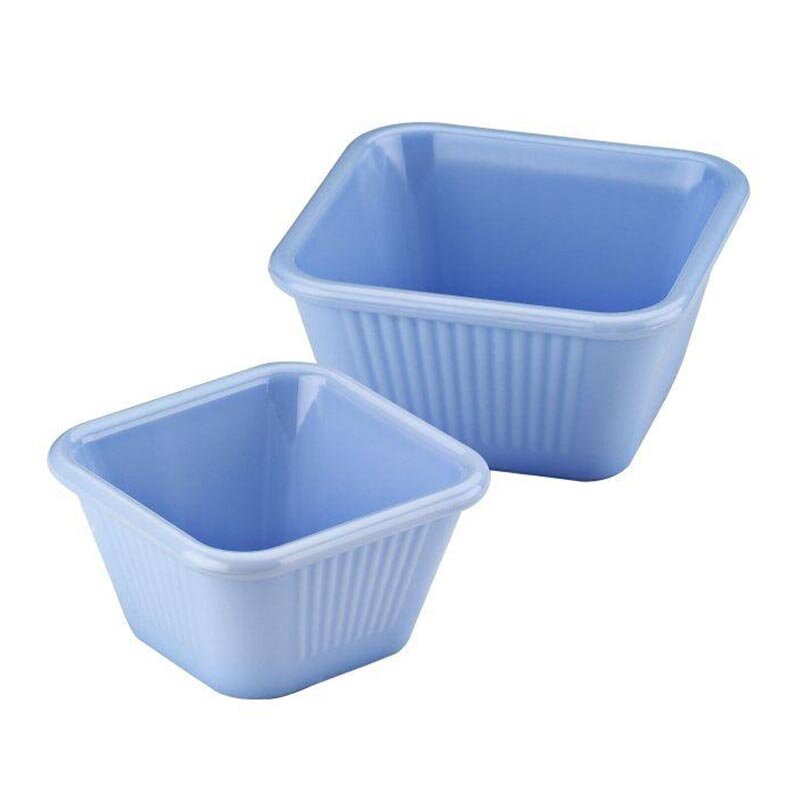 Bora Plastik Sos Kabı, Kare, Polikarbonat, 7x3.5 cm, Mavi - Bora Plastik