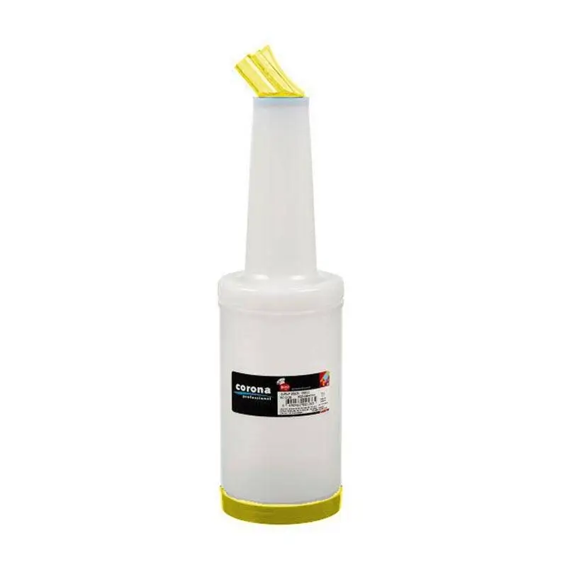 Bora Plastik Sos ve Kokteyl Şurup Dökme Kabı, 1000 ml, Sarı - 1