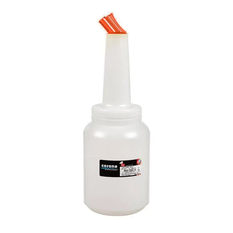 Bora Plastik Sos ve Kokteyl Şurup Dökme Kabı, 2000 ml, Kırmızı - 1